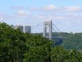  new york 2006  - Fort Tyron and The Cloisters George Washington Bridge vu de Fort Tyron 2